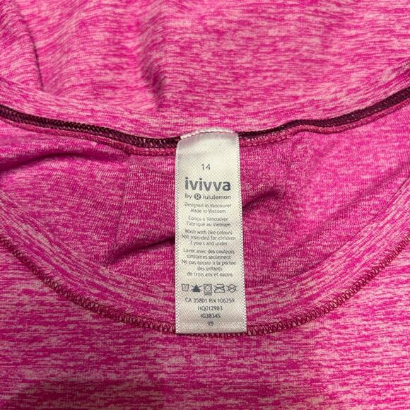 Ivivva Pink Long Sleeve Crewneck Shirt Size 14 Youth - Picture 3 of 5